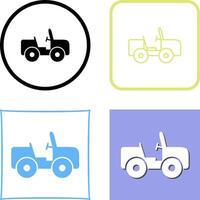 Safari Jeep Icon Design vector