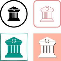 Courthouse Icon Design vector