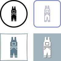 Jumpsuit Icon Design vector