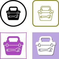 Toolbox Icon Design vector