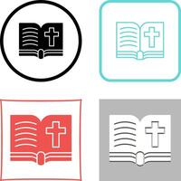 Biblia icono diseño vector