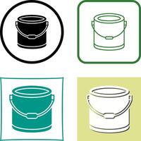 Paint Bucket Icon Design vector