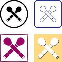 Brushes Icon Design vector