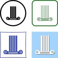 Column Icon Design vector