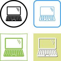 Laptop Icon Design vector