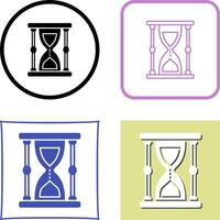 Hourglass Icon Design vector