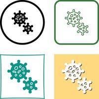 Virus Icon Design vector