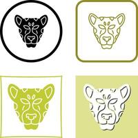 leopard Icon Design vector