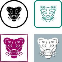 Cheetah Icon Design vector