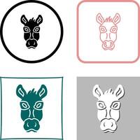 Donkey Icon Design vector