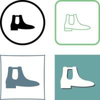 de los hombres botas icono diseño vector