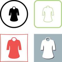 Ladies Shirt Icon Design vector