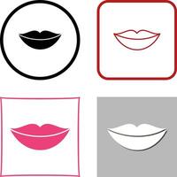 labios icono diseño vector