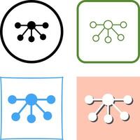 Nodes Icon Design vector