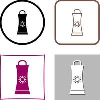 Sunblock Cream Icon Design vector
