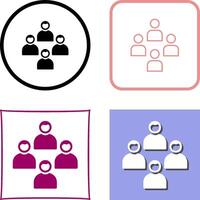 Network Group Icon Design vector