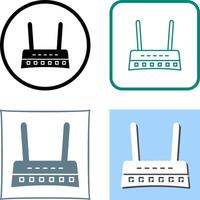 Router Icon Design vector