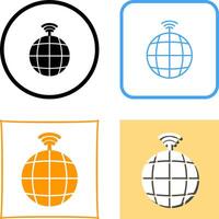 Global Signals Icon Design vector