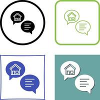Conversation Icon Design vector