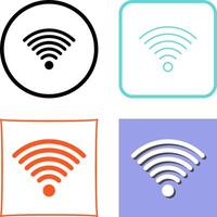 Signal on User Icon Design vector