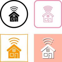 Smart House Icon Design vector