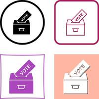 Casting Vote Icon Design vector