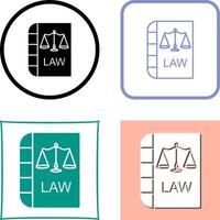 Law and Order Icon Design vector