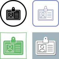 Identity Icon Design vector