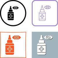 Eye Drop Icon Design vector