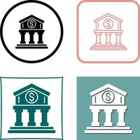 Bank Icon Design vector