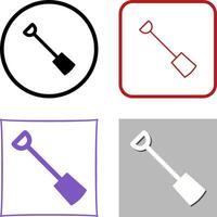 Hand Shovel Icon Design vector