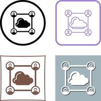Network Icon Design vector