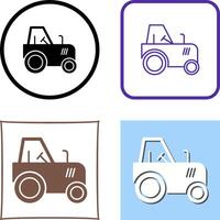 Tractor Icon Design vector