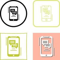 Text Icon Design vector