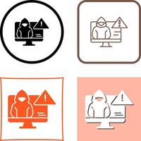 Threat Icon Design vector