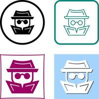 Hacker Icon Design vector
