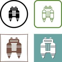 Jetpack Icon Design vector