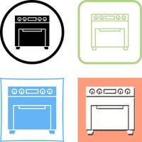 Oven Icon Design vector