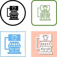 Store Icon Design vector