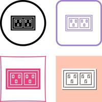 Socket Icon Design vector