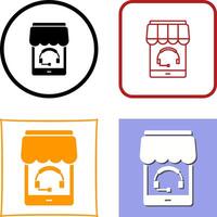 Support Icon Design vector