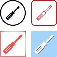 Screw driver Icon Design vector