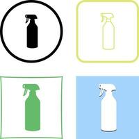 Spray bottle Icon Design vector