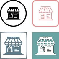 Shop Icon Design vector