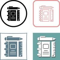 Learning Tools Icon Design vector