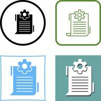 Content Management Icon Design vector