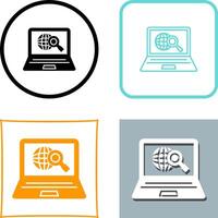 Explore Icon Design vector