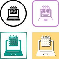 Timetable Icon Design vector