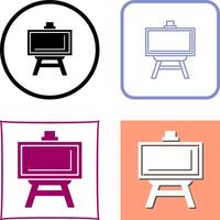 Easel Icon Design vector