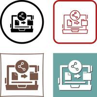 File Share Icon Design vector